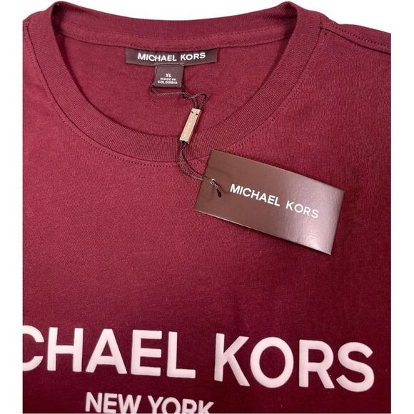 Michael Kors Burgundy T-Shirt - Picture 4 of 8